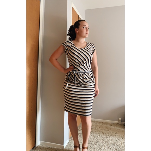Striped Mango Dress - Picture 1 of 3
